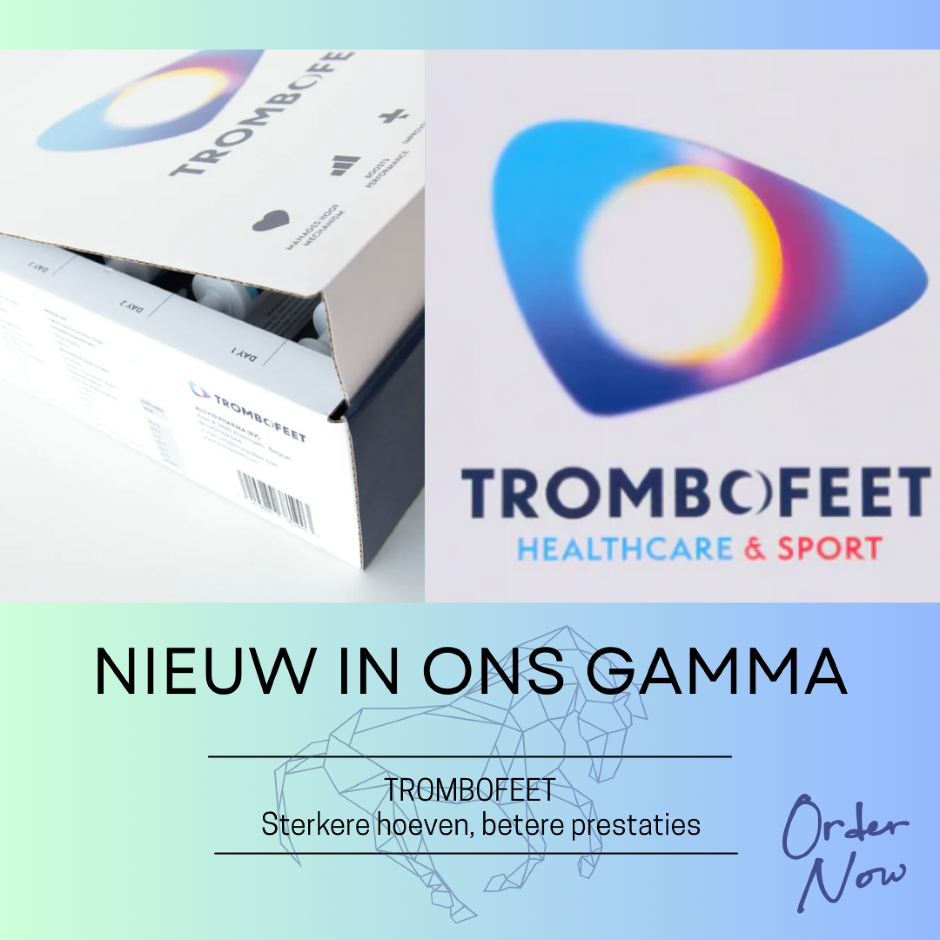 Nieuw in ons gamma, Trombofeet