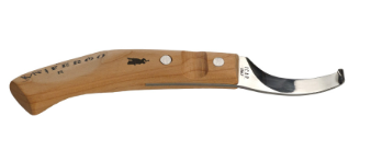 ICAR HOOF KNIFE KNIFERGO/FIX STRAIGHT BLADE/CHERRYWOOD ERGON HANDLE/RIGHT
