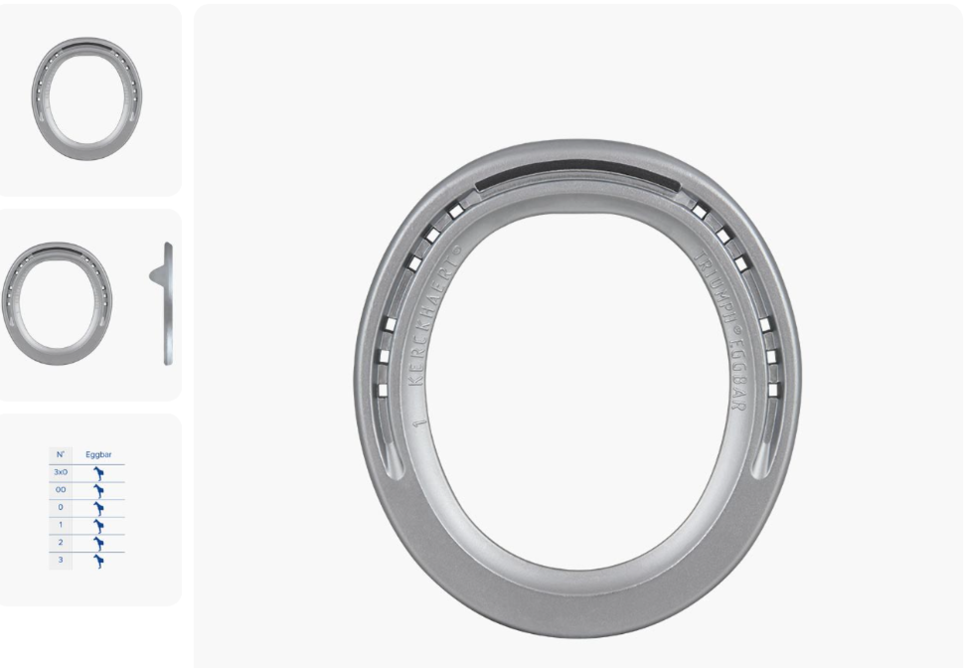 ALU TRIUMP EGGBAR 0 VOOR ZIJLIP