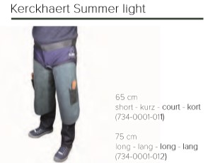 SCHORT KERCKHAERT ZOMER LANG/LICHT 75CM