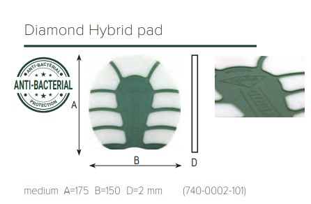 DIAMOND HYBRID PAD MED
