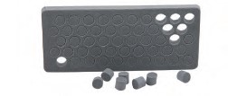 SCHROEFGATEN STOPJES FOAM/50ST