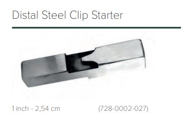 DISTAL STEEL/LIP TREKKER 1INCH