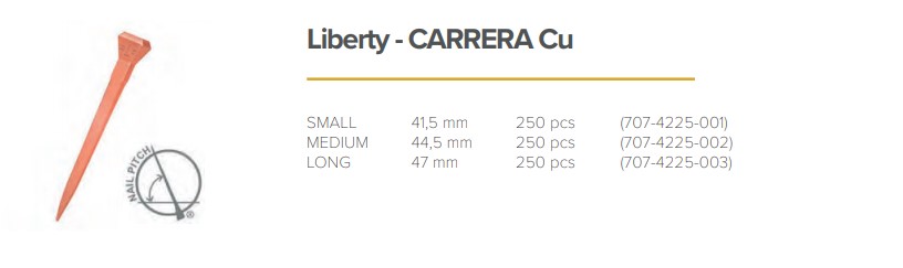 NAGELS LIBERTY CARRERA CU MED/250ST