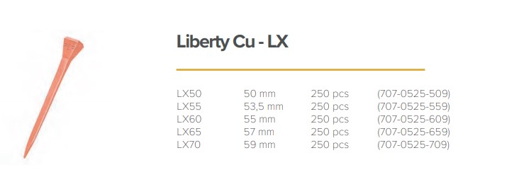 NAGELS LIBERTY LX50 CU/250ST