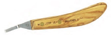 RENET DOUBLE-S LOOP KNIFE/VET/MEDIUM